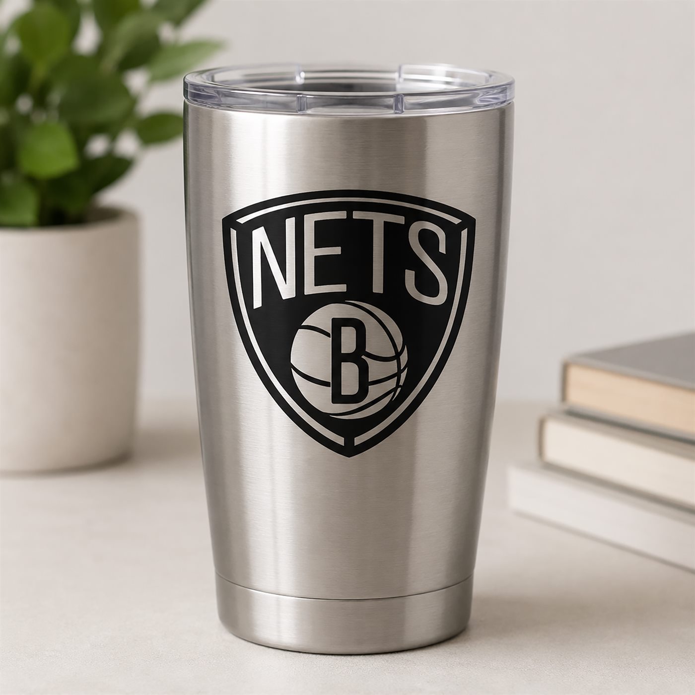 Brooklyn Nets 2 logo Laser-cut wall art