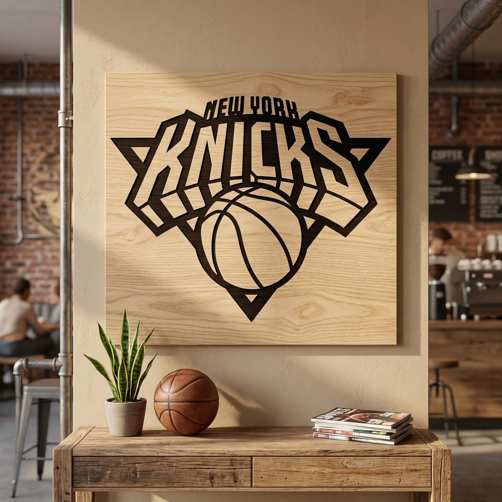 NY Knicks Logo CNC panel